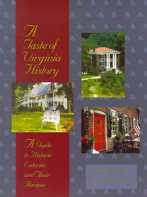 cover image of A Taste of Virginia History
